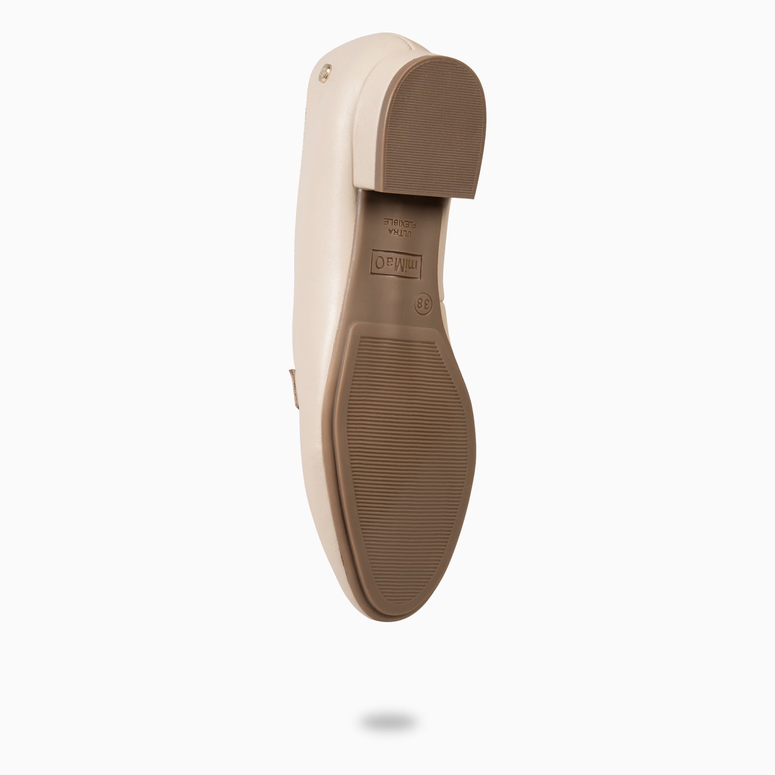 SERENA - MOCASÍN PIEL DE NAPA BEIGE - miMaO ®