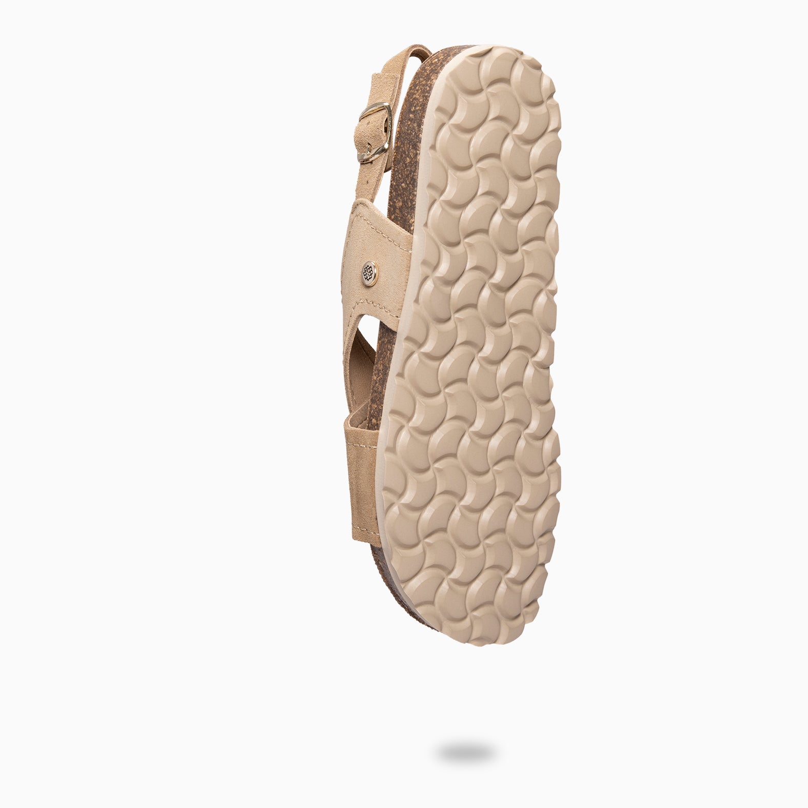 TULUM - Sandalias destalonadas con suela BIO BEIGE