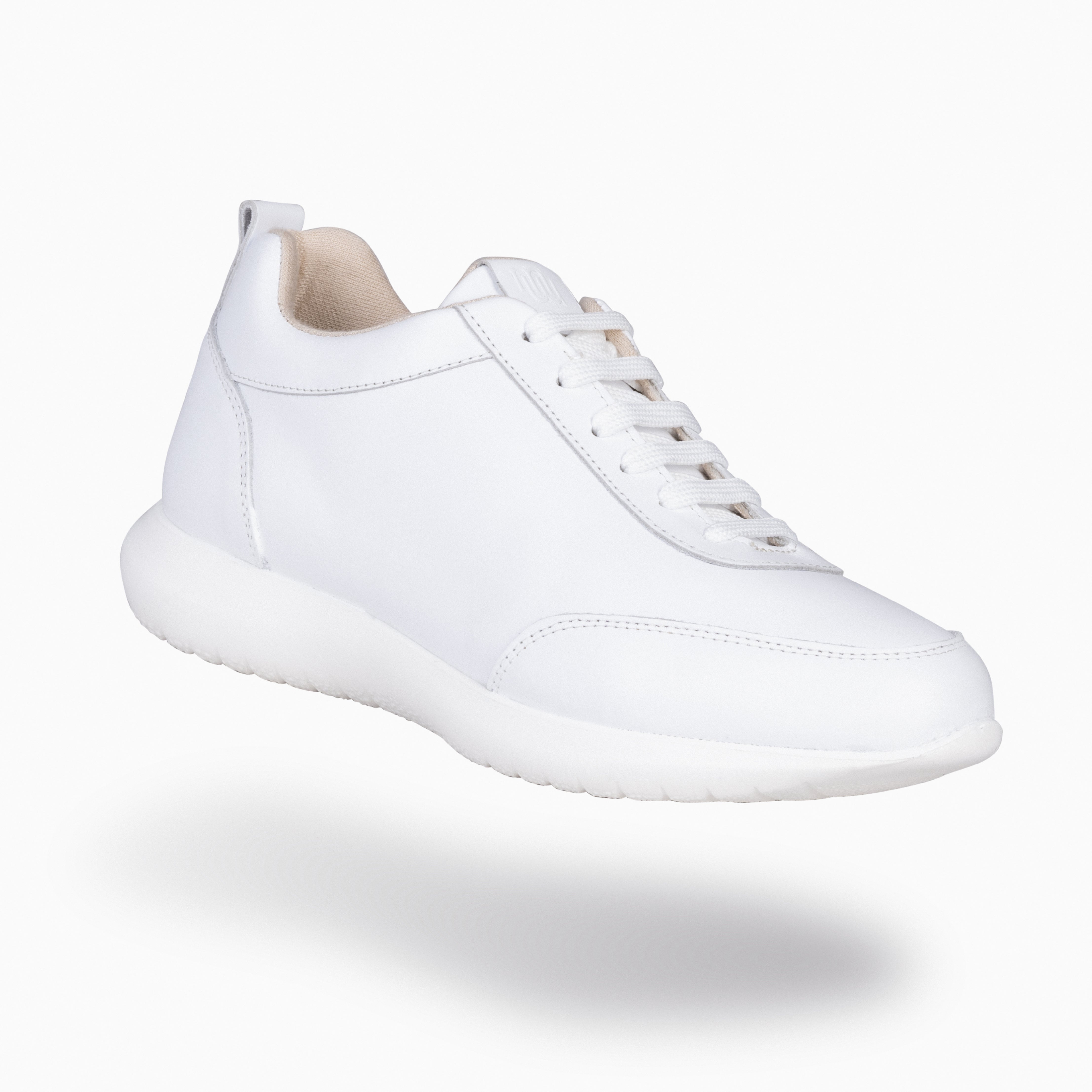VENICE - WHITE Napa Sneakers with Removable Insole