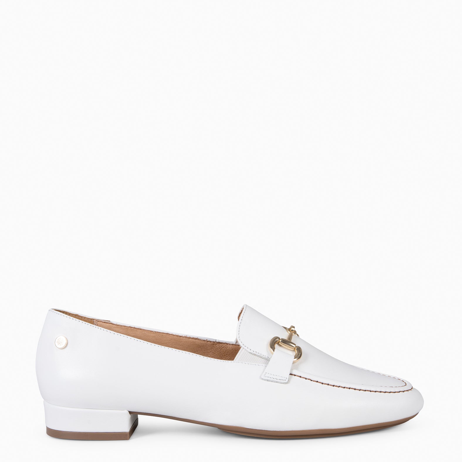 SERENA -MOCASIN PIEL DE NAPA BLANCO - miMaO ®