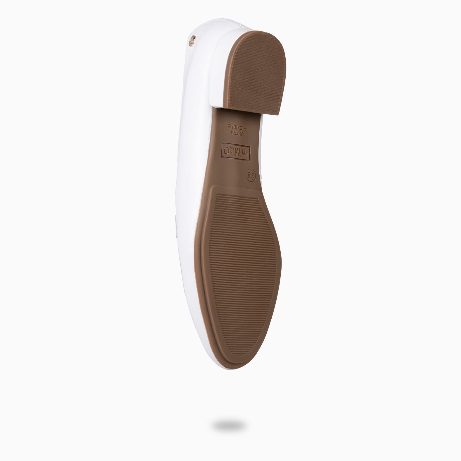 SERENA -MOCASIN PIEL DE NAPA BLANCO - miMaO ®