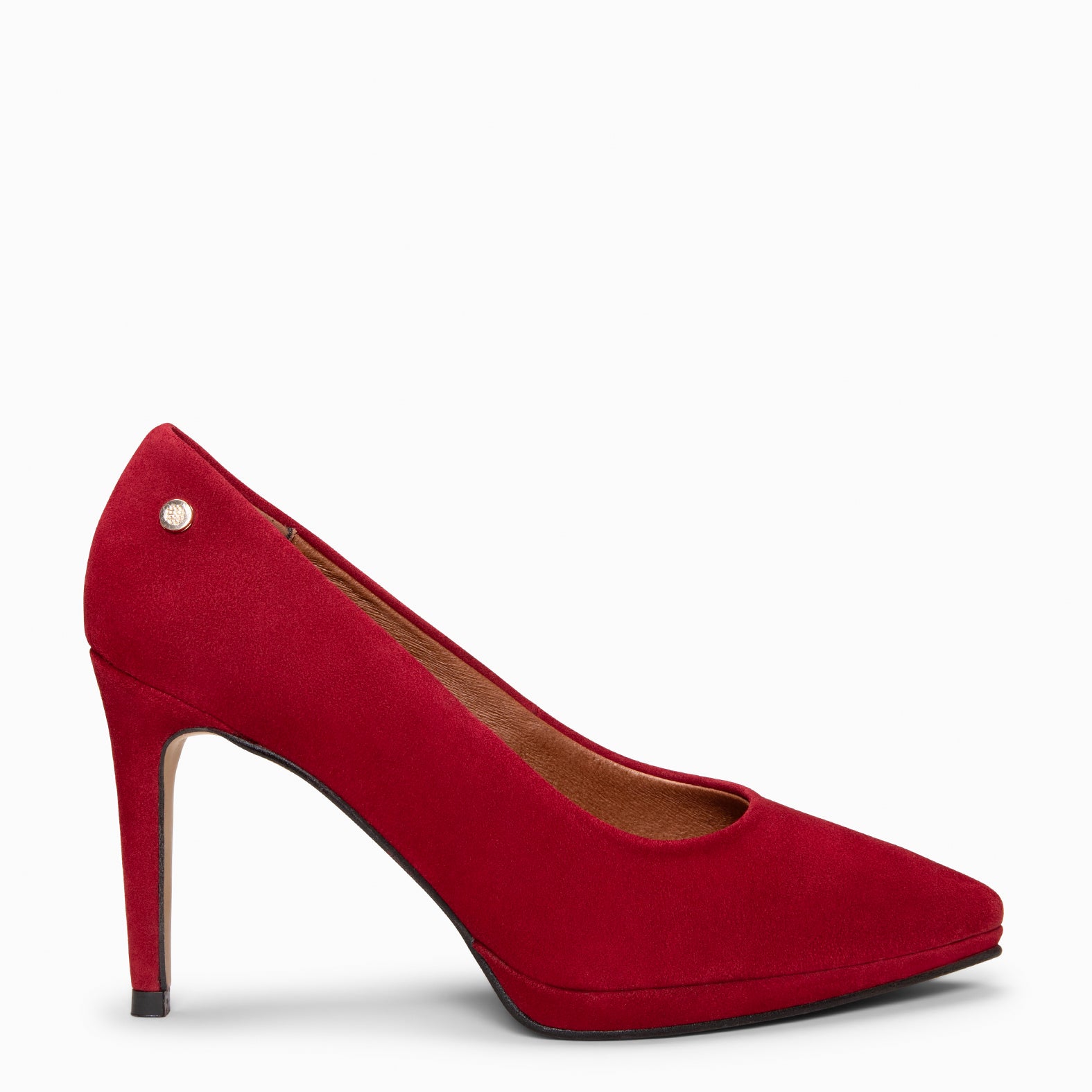LAUREN – Zapato de tacón alto en piel BURDEOS - miMaO ®