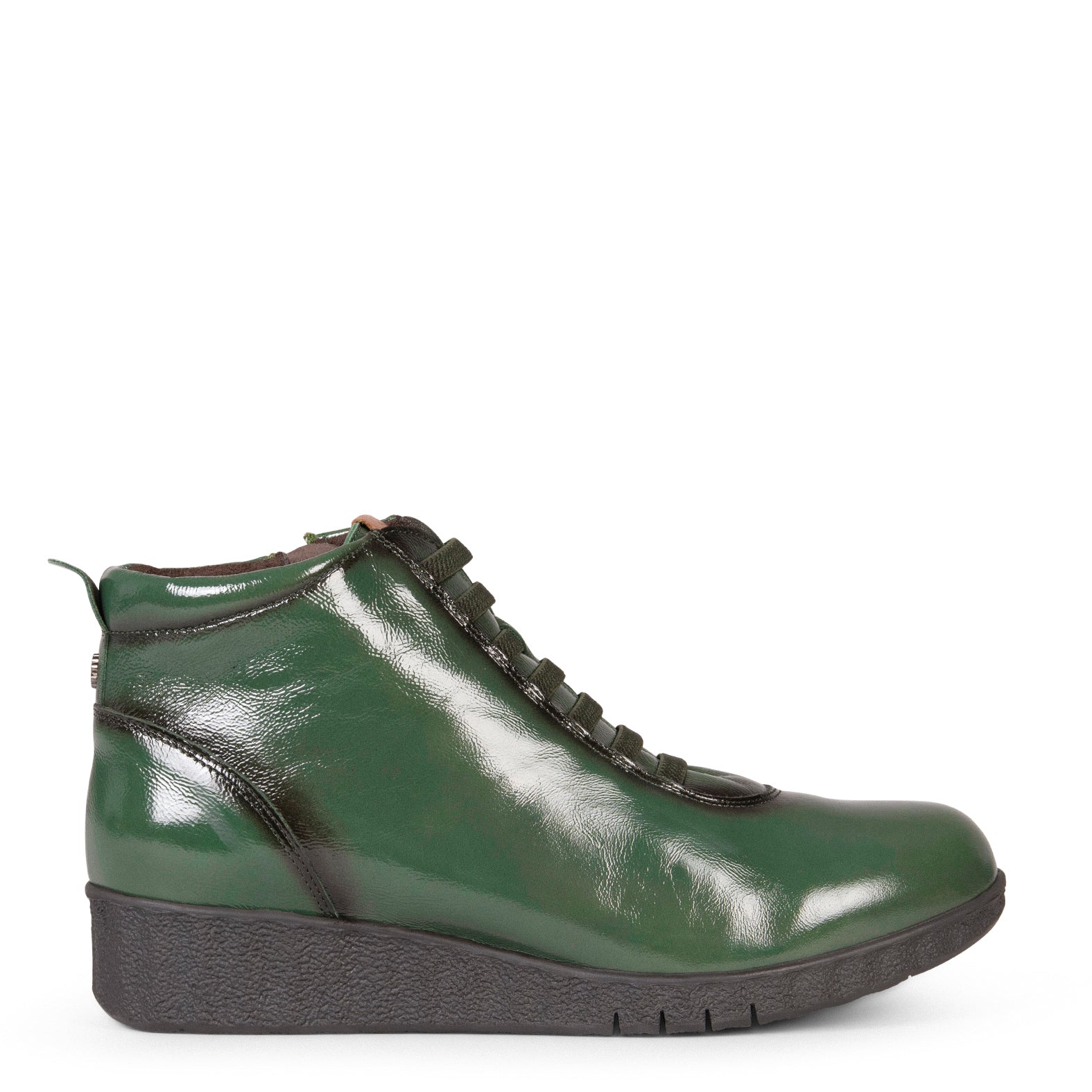 FLEXY - Zapatillas Abotinadas de charol VERDE - miMaO ®