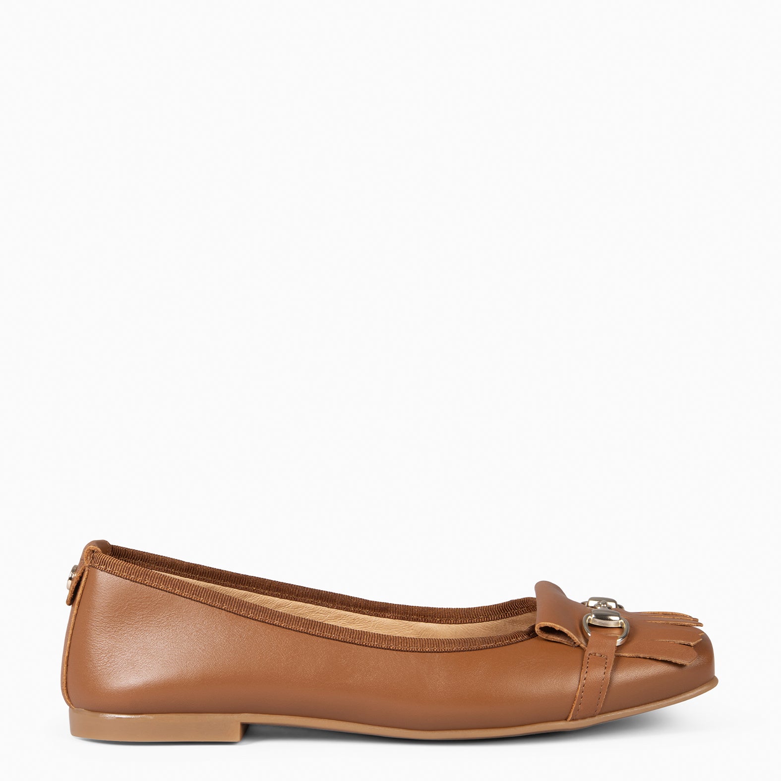 ZOY - Manoletina con puntera cuadrada CAMEL - miMaO ®
