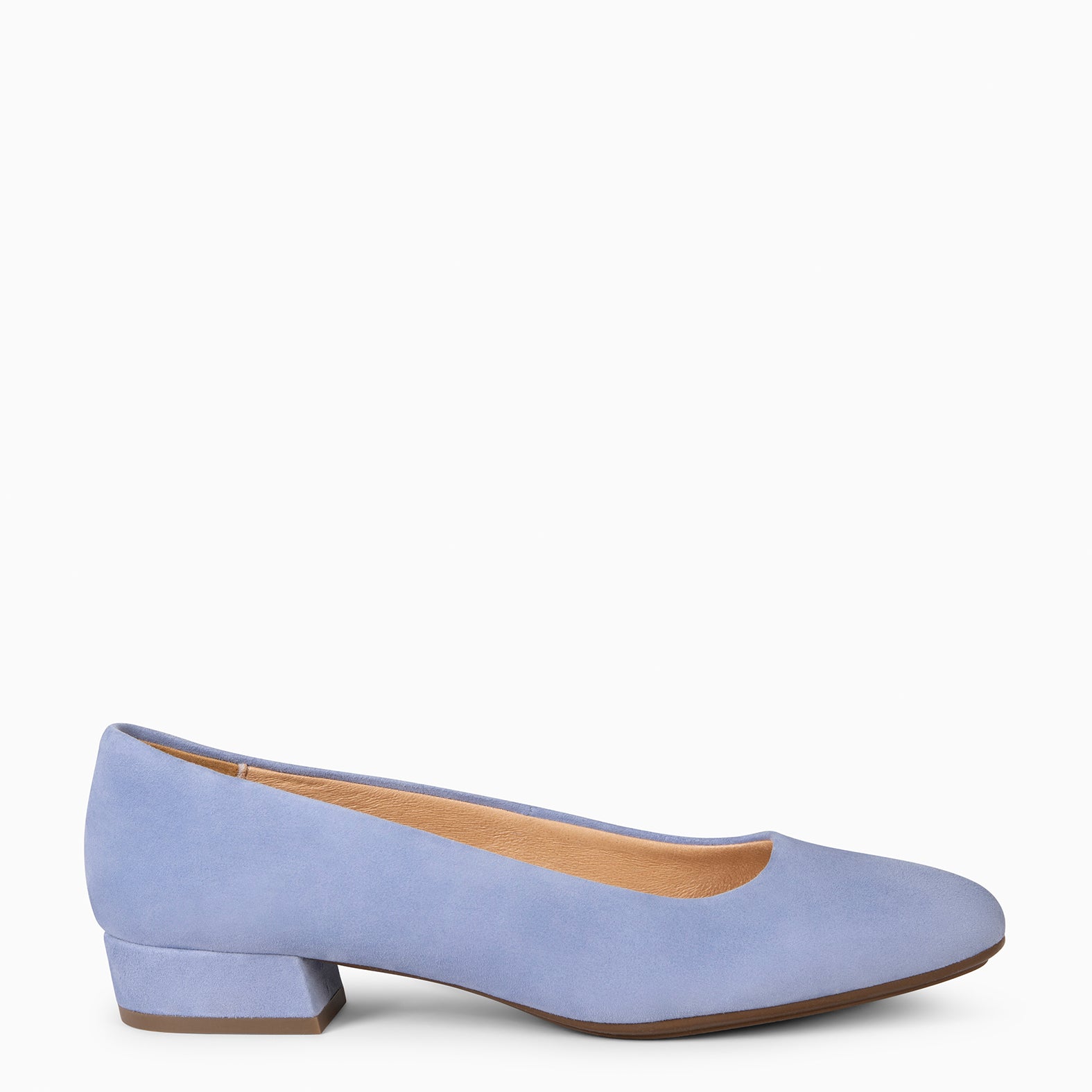 URBAN XS - Zapatos de tacón bajo de ante AZUL - miMaO ®