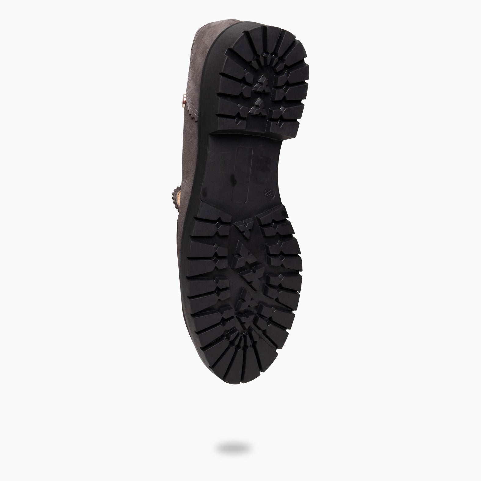 TREVILLA - Mocasín GRIS con aplique metálico - miMaO ®