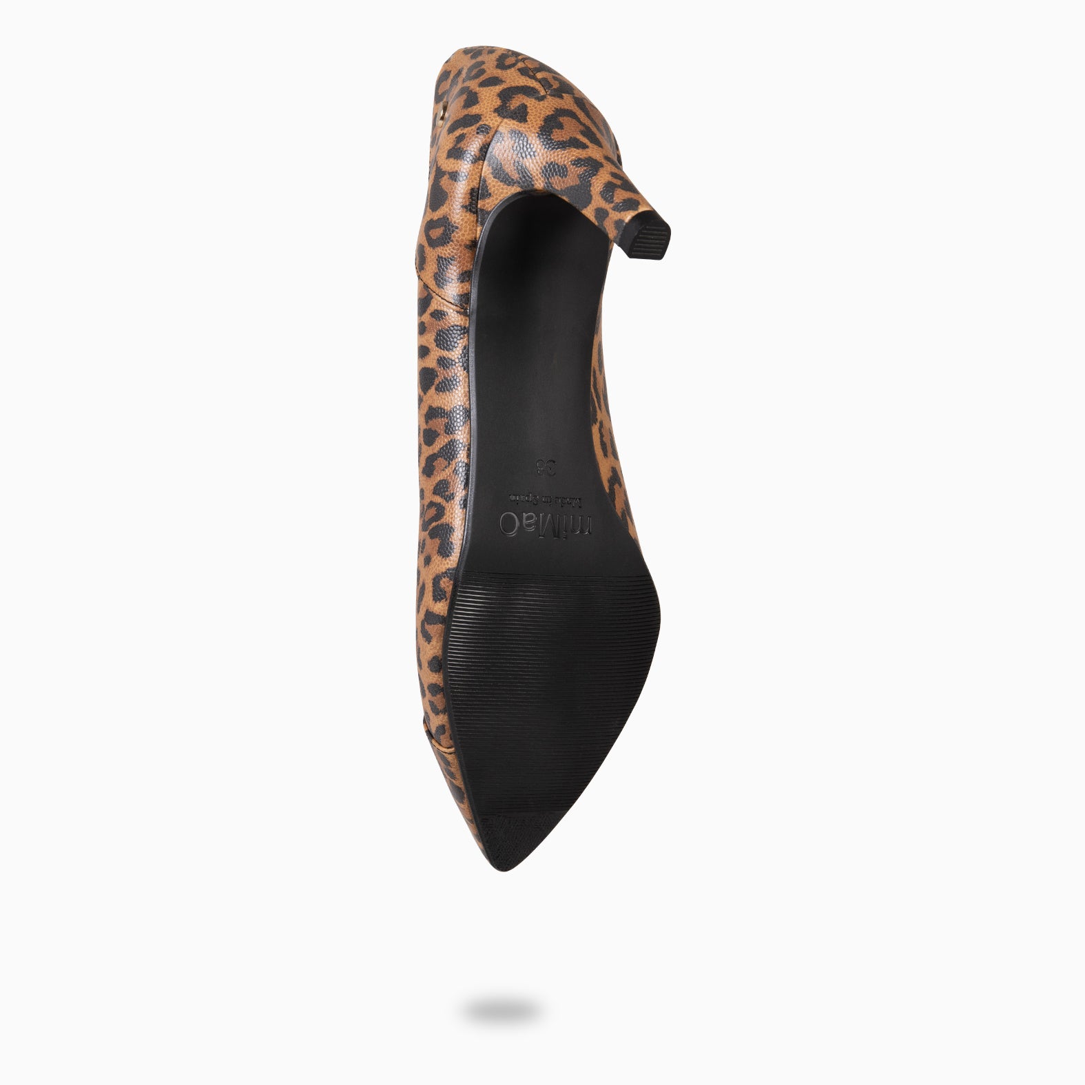 GLAM S - Zapatos de salón de tacón bajo LEOPARDO - miMaO ®