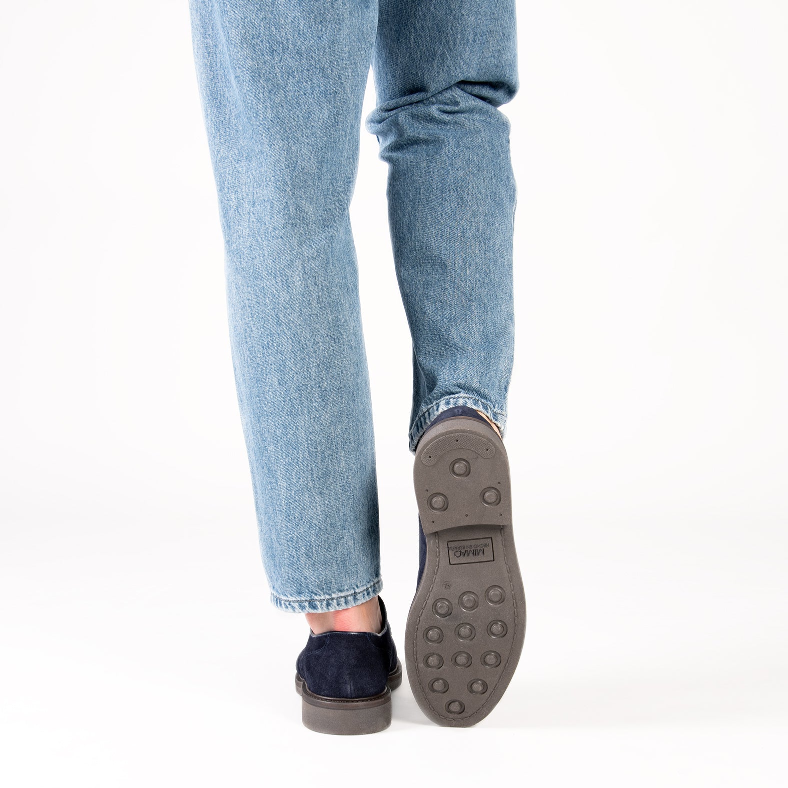 ALONSO – Zapato de vestir de serraje MARINO - miMaO ®