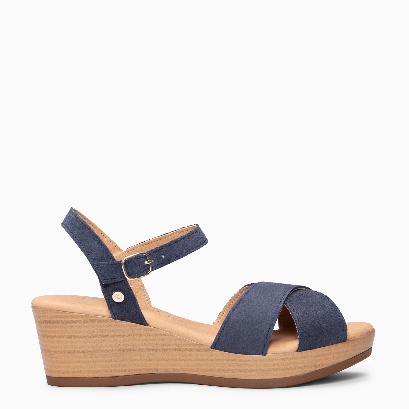 MAR - NAVY CASUAL WEDGE SANDALS