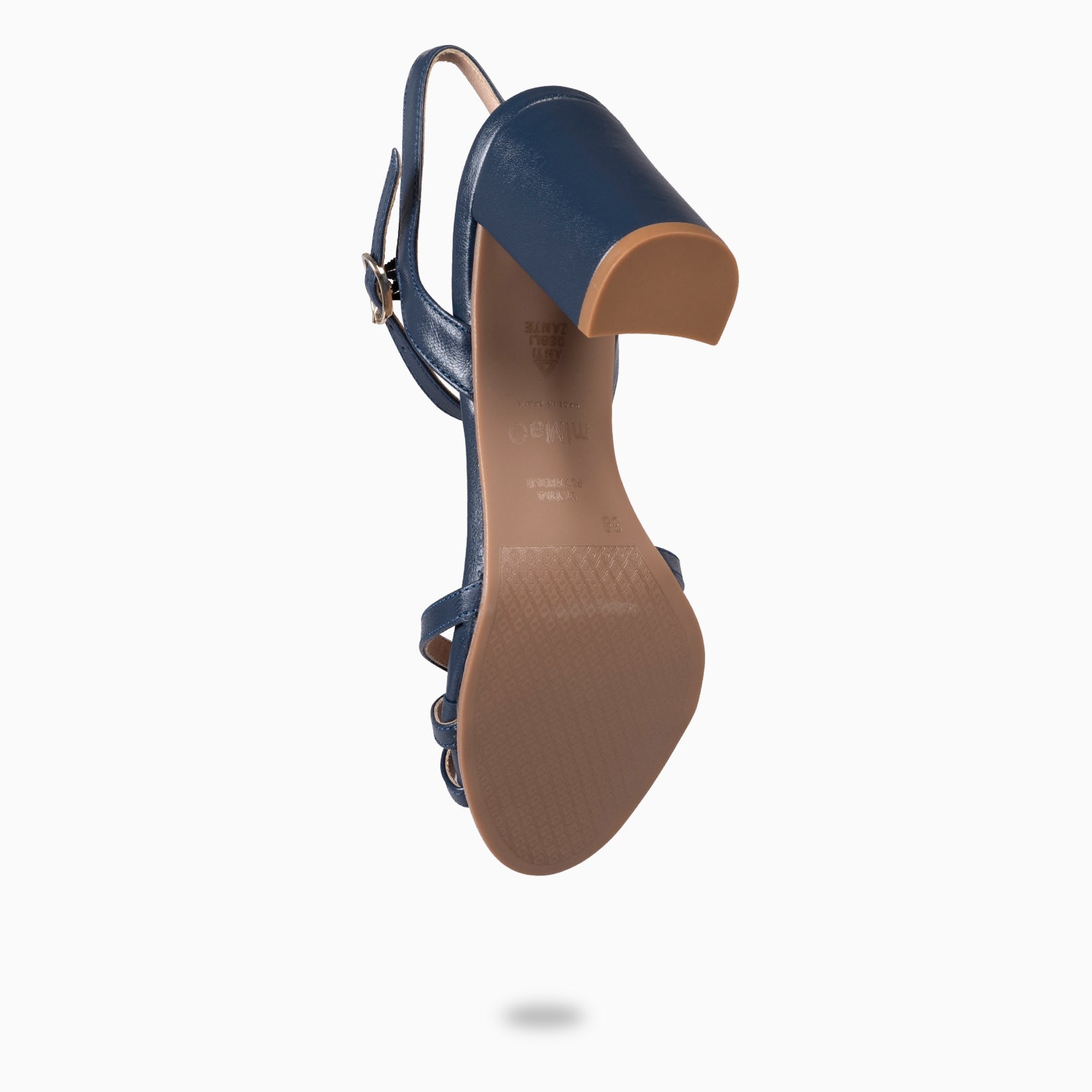 SONIA - SANDALIAS ELEGANTES DE TACÓN ALTO MARINO - miMaO ®