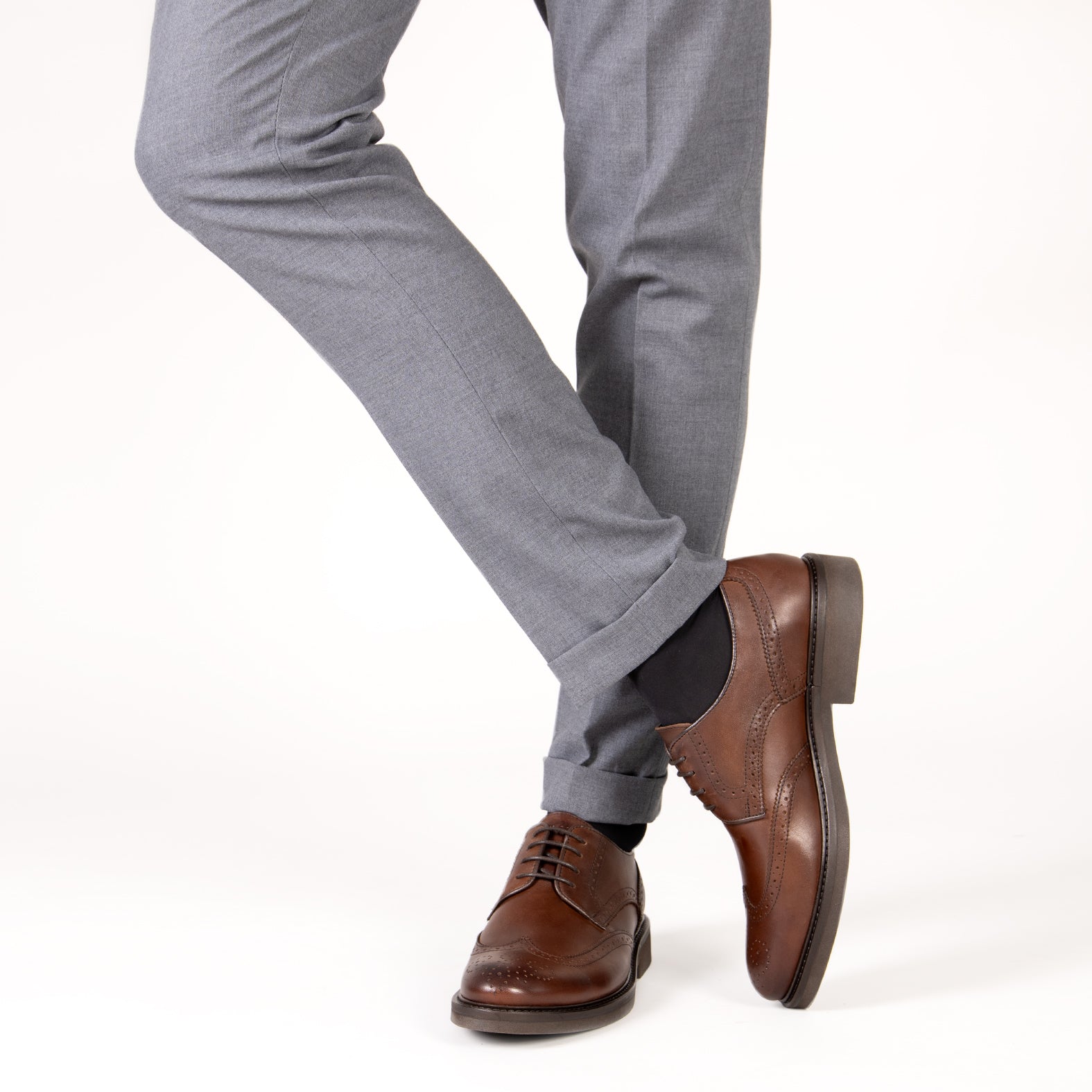 QUEVEDO – Zapatos de vestir con cordones MARRON