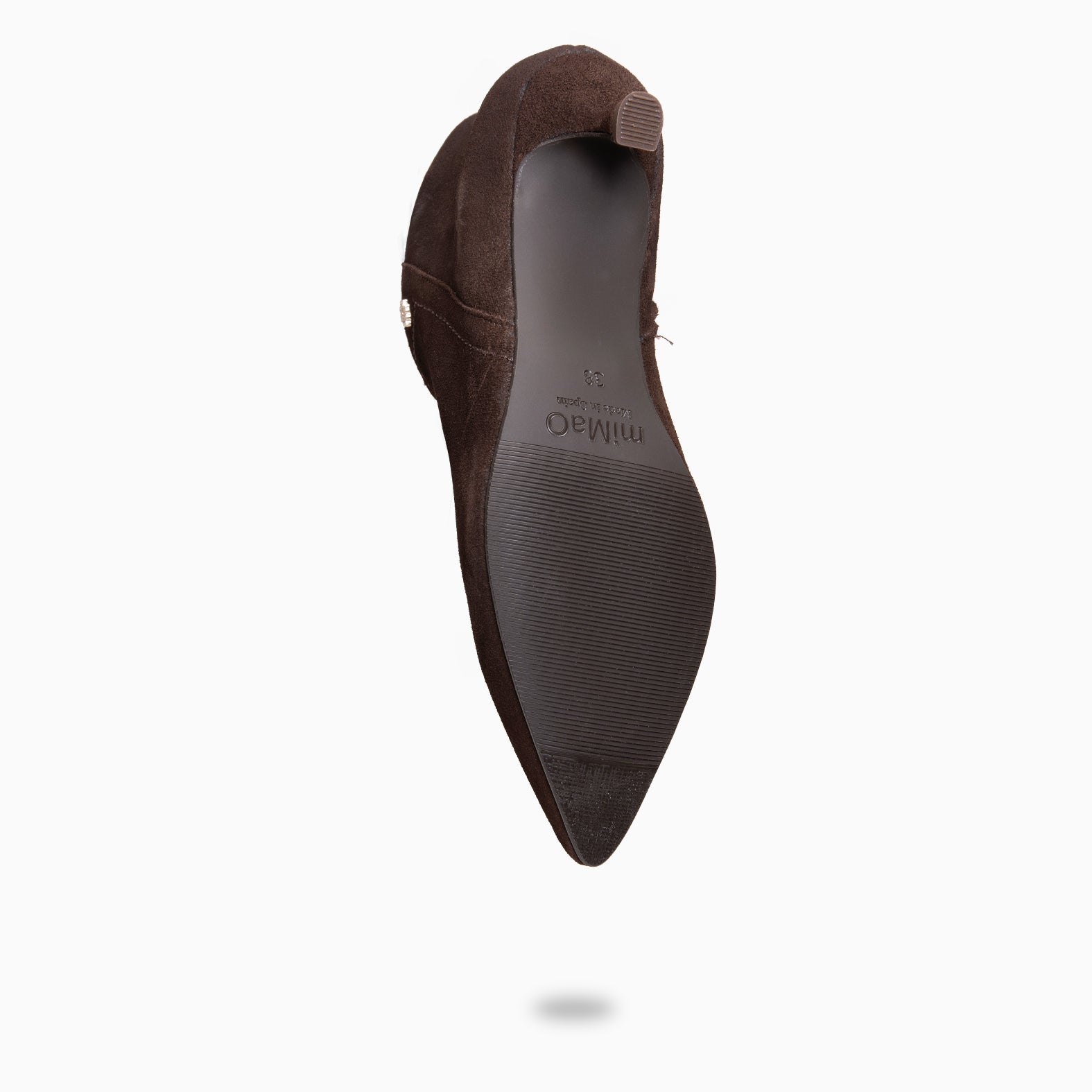 LORD – Botines tacón bajo MARRON - miMaO ®