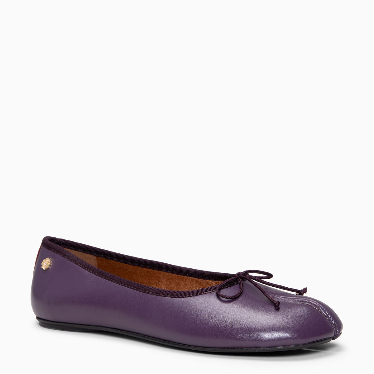 AMAYA - Ballerines Tabi Ultra Confort en cuir VIOLET