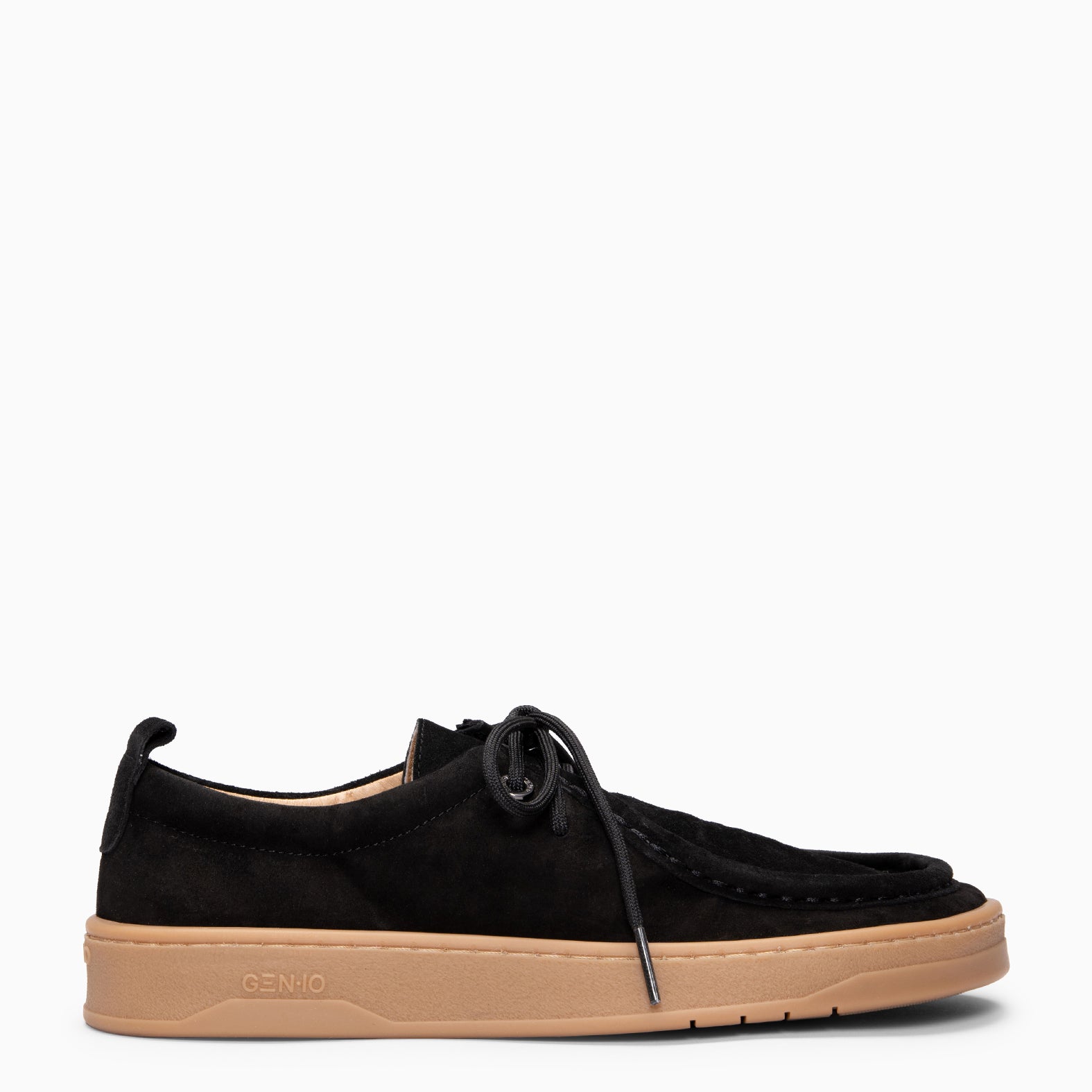 NIMBO - Mocasines de cordones Baresoft NEGRO