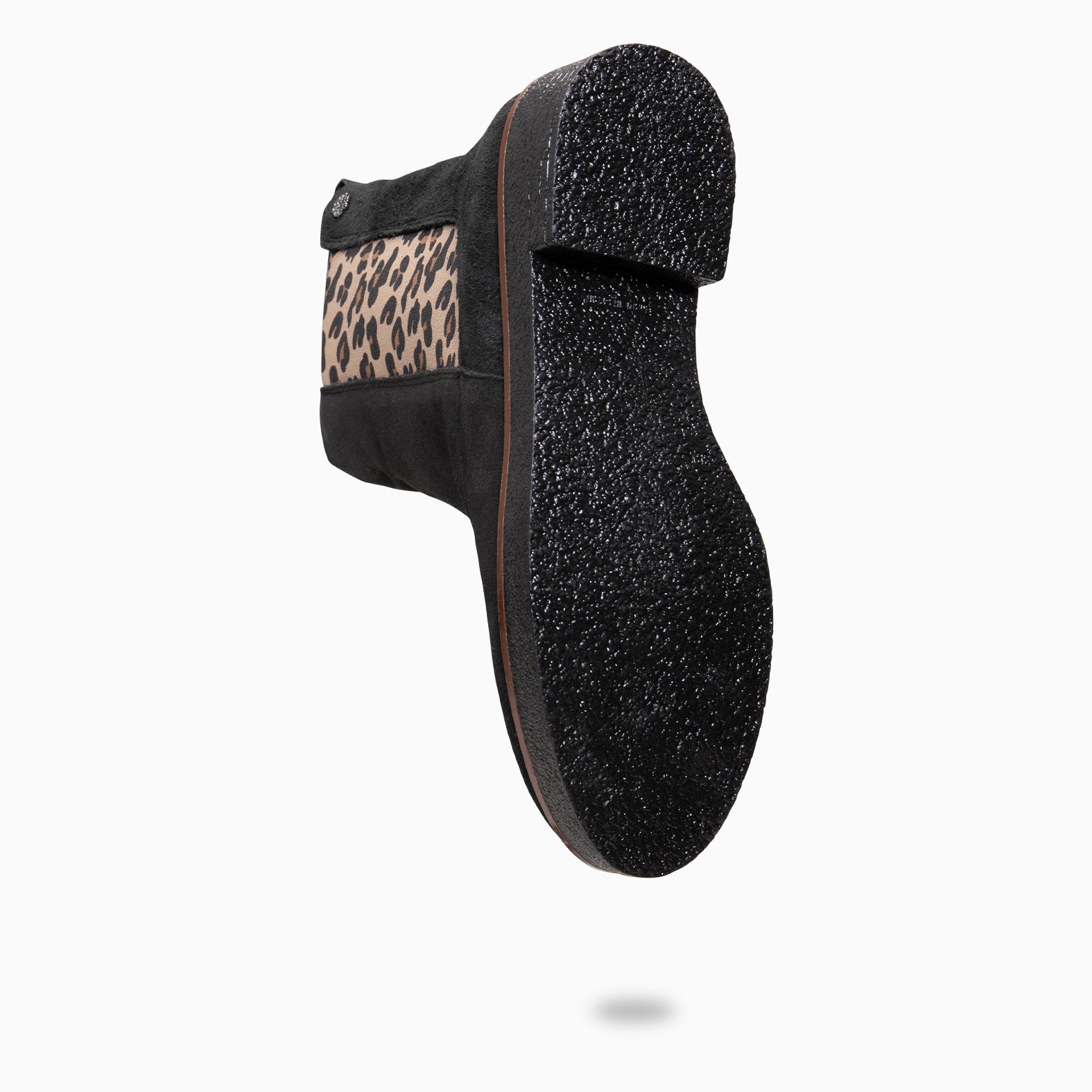 PORTLAND – Botines Chelsea de piel NEGRO LEOPARDO - miMaO ®