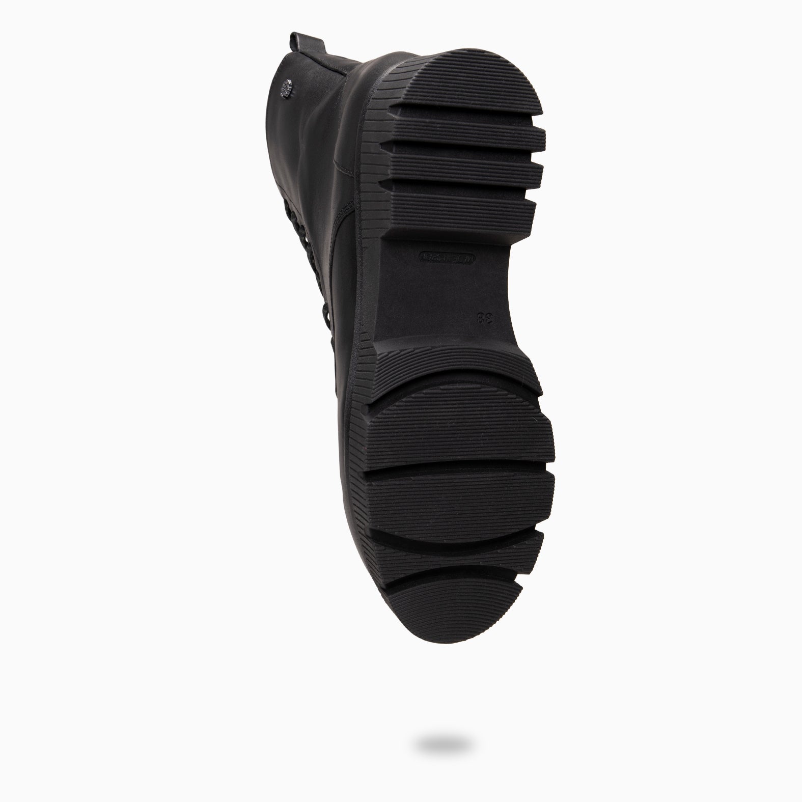 STONE - Botines militares de piel NEGRO - miMaO ®