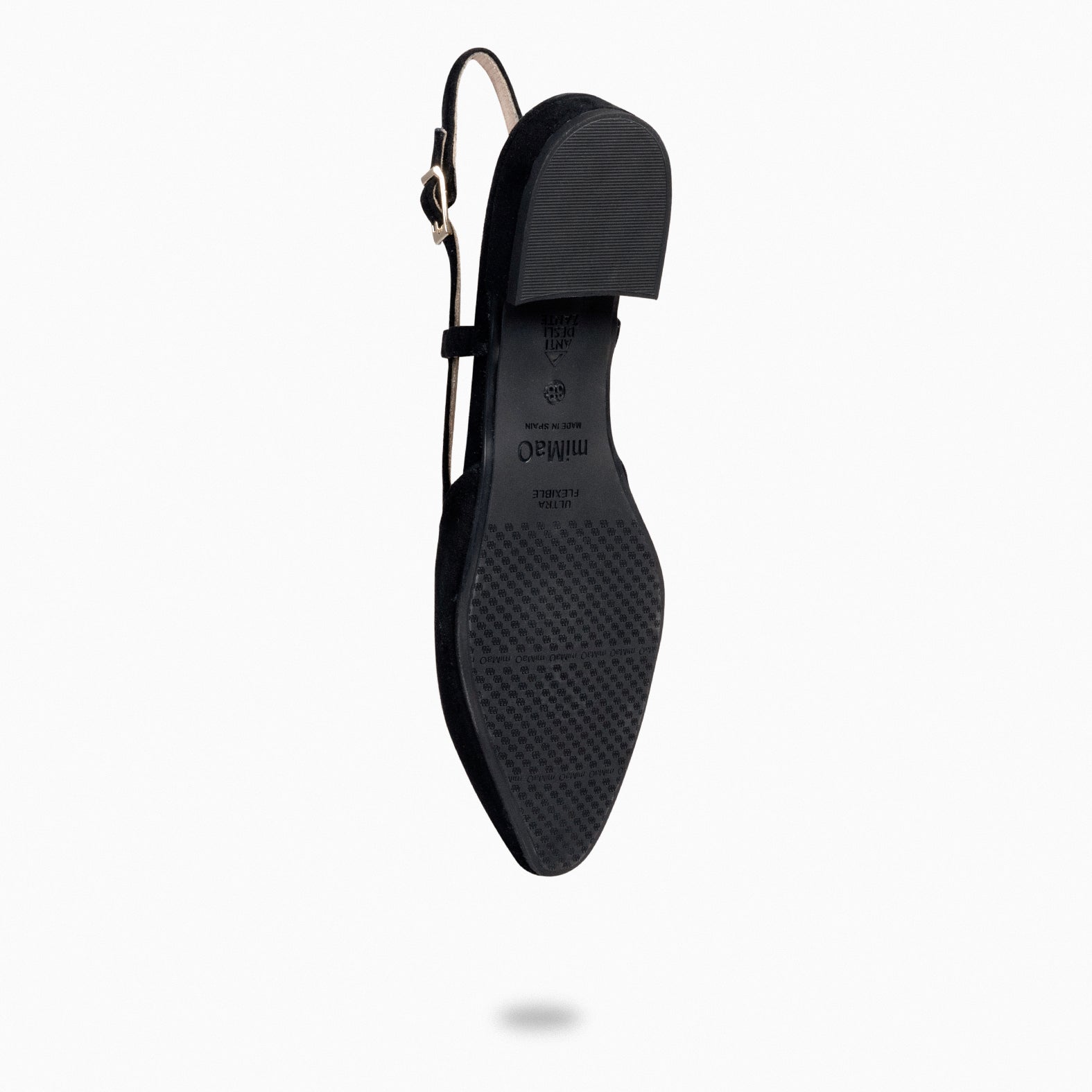 BRUNCH – Zapatos Planos Destalonados NEGRO - miMaO ®
