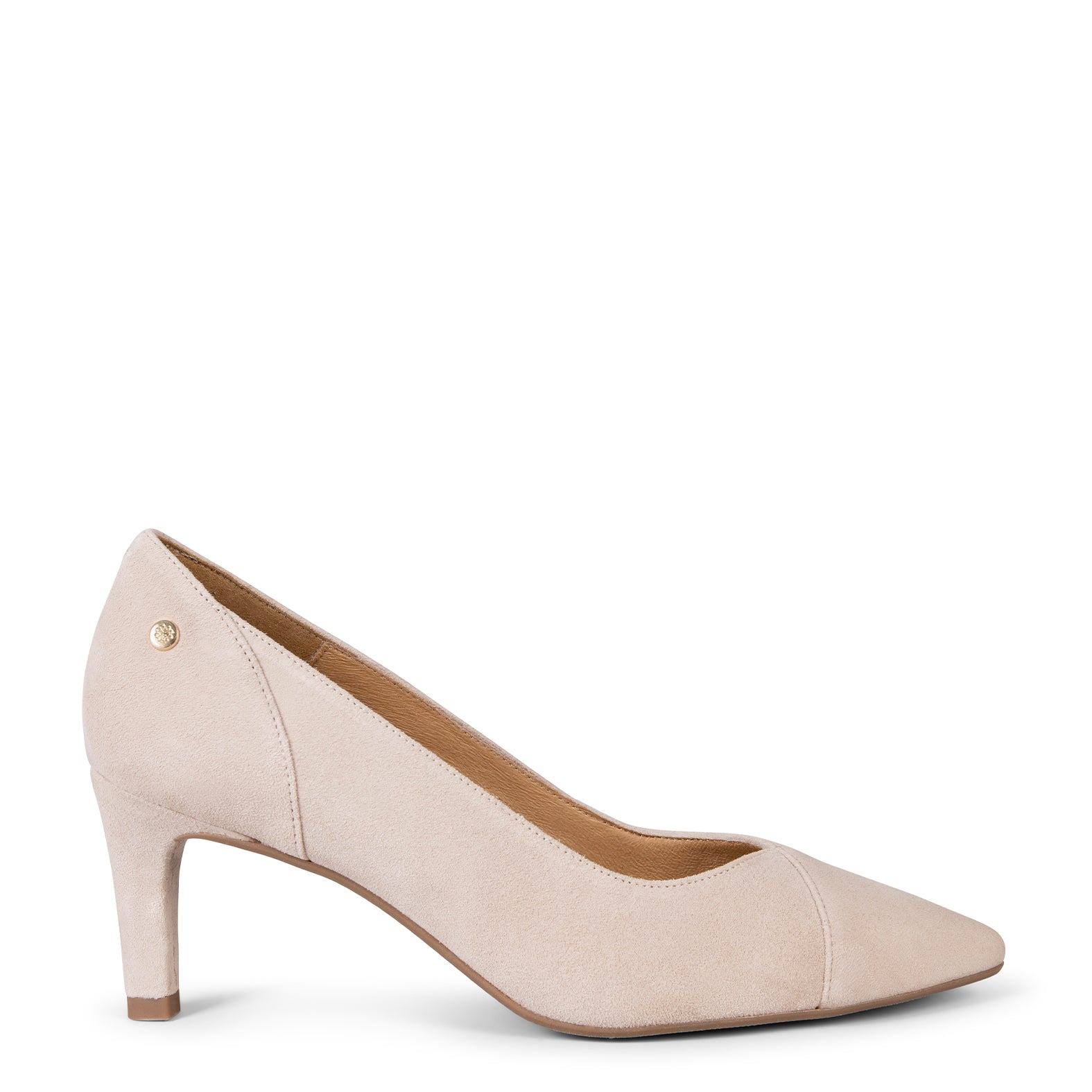 GLAM S - Zapatos de salón de tacón bajo NUDE - miMaO ®