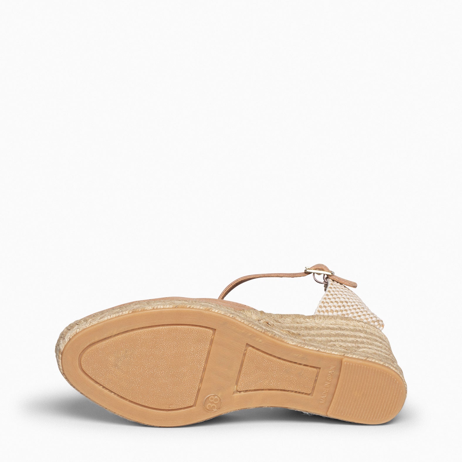 NERJA - Espadrilles à talon haut NUDE