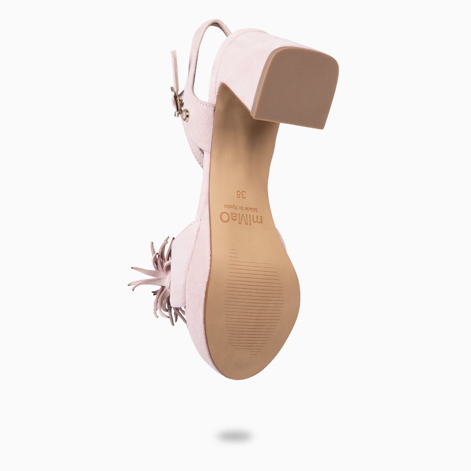 POMPÓN - Sandalias de tacón de vestir ROSA CLARO - miMaO ®