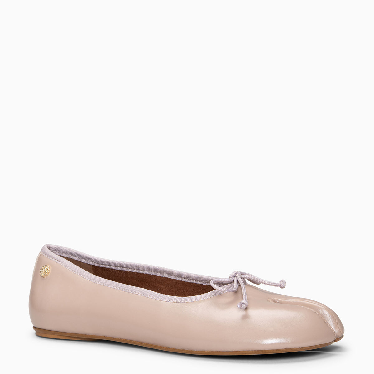 AMAYA - Ballerines Tabi Ultra Confort en cuir ROSÉ