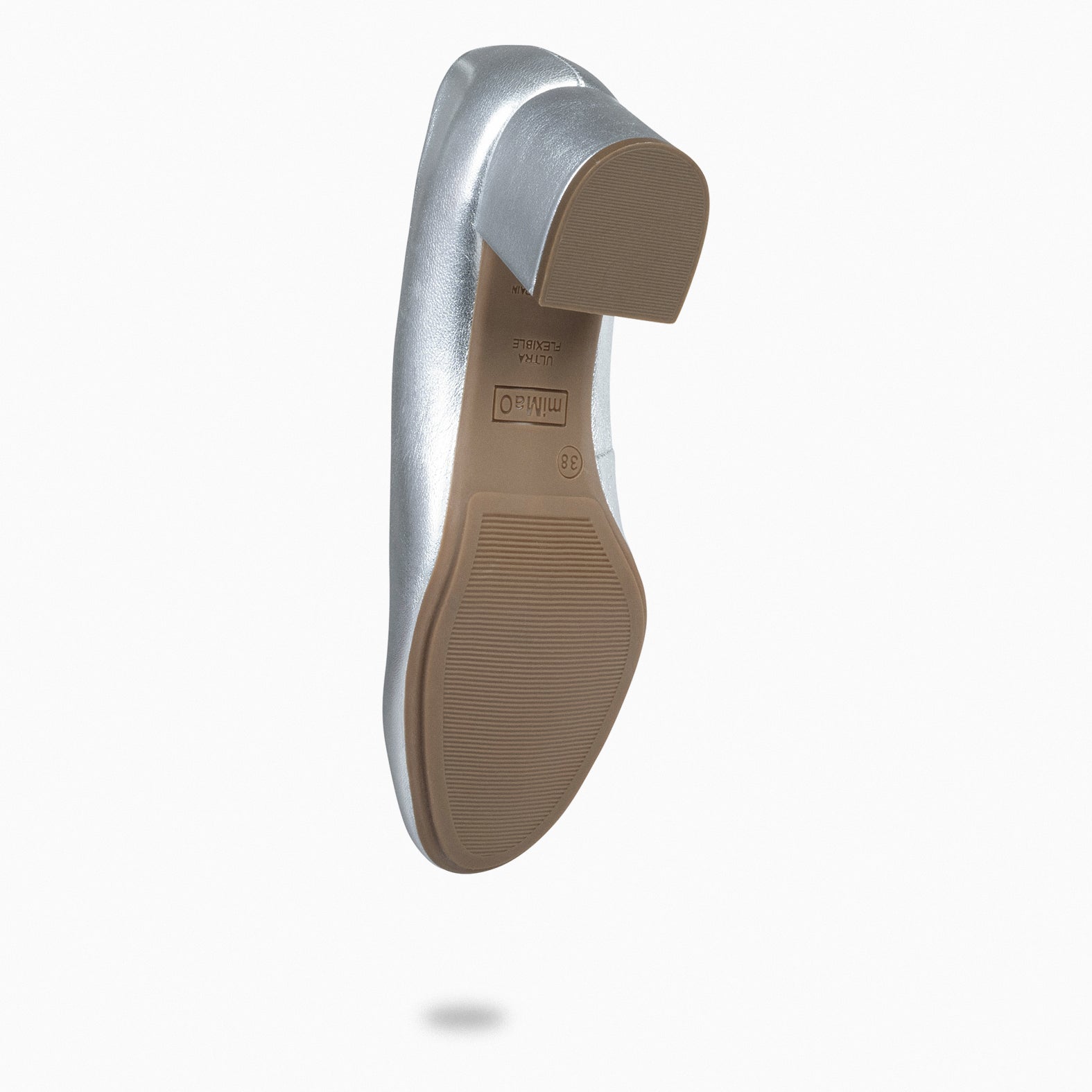 URBAN REDONDO SPLASH - Zapatos de tacón bajo PLATA - miMaO ®