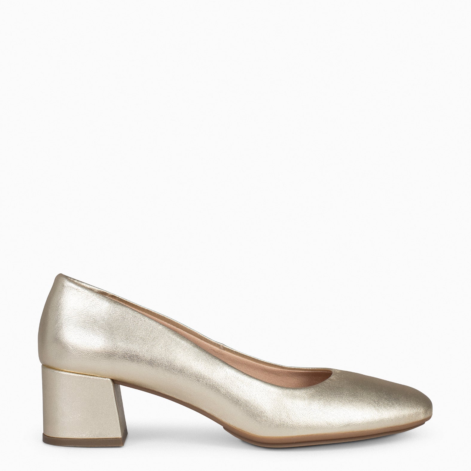 URBAN REDONDO SPLASH - Zapatos de tacón bajo PLATINO - miMaO ®