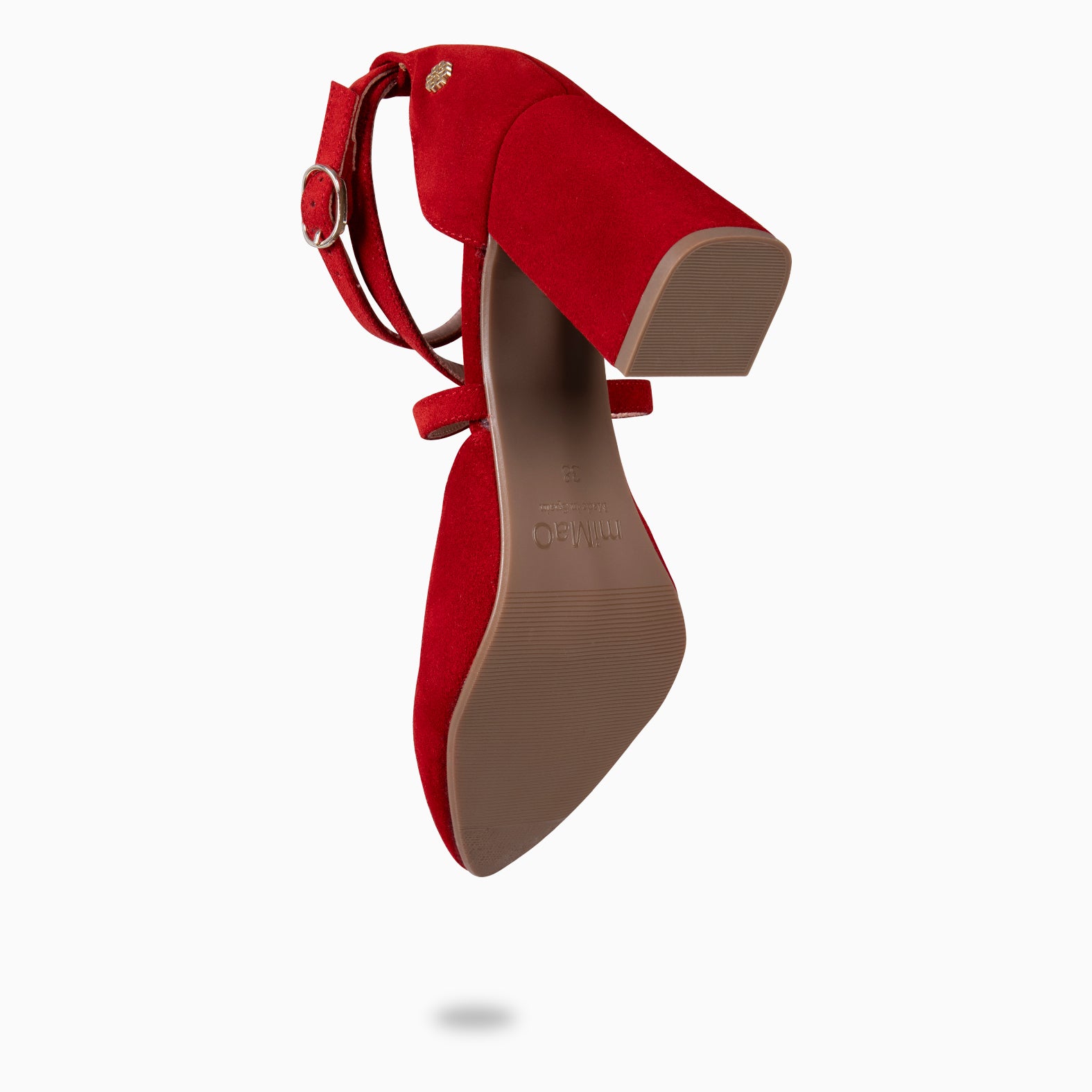 ARIEL - Zapato de tacón ancho ROJO - miMaO ®