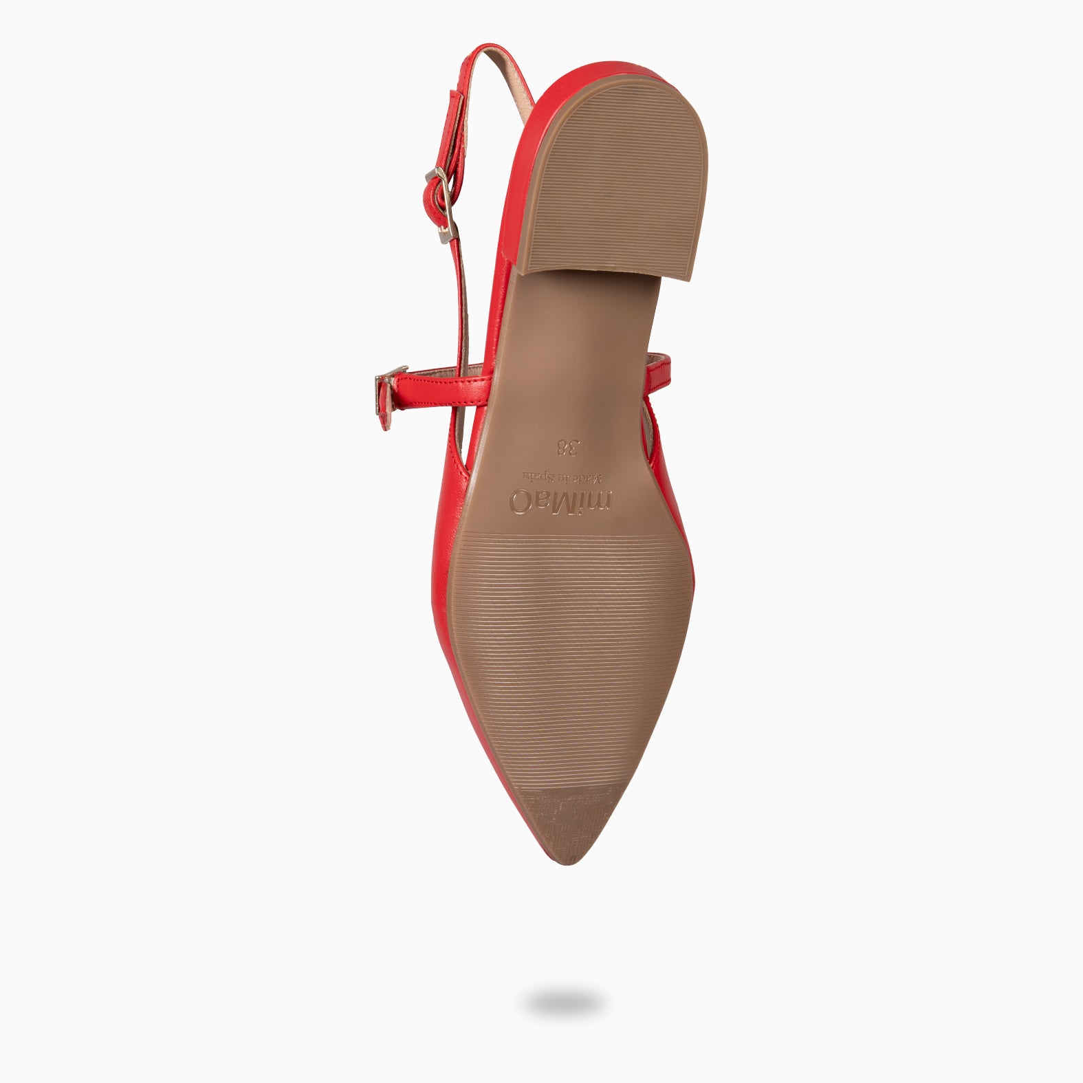 EVA - ZAPATOS ELEGANTES DESTALONADOS ROJO - miMaO ®