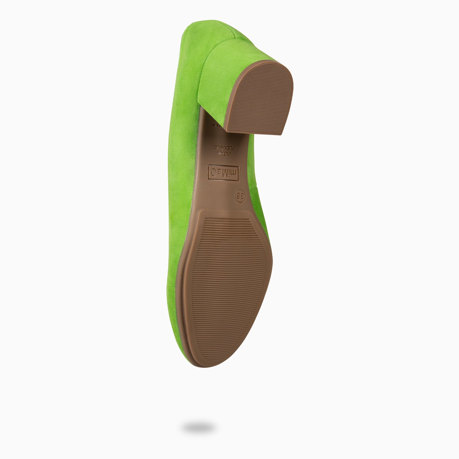 URBAN REDONDO - Zapatos de tacón bajo de ante VERDE - miMaO ®