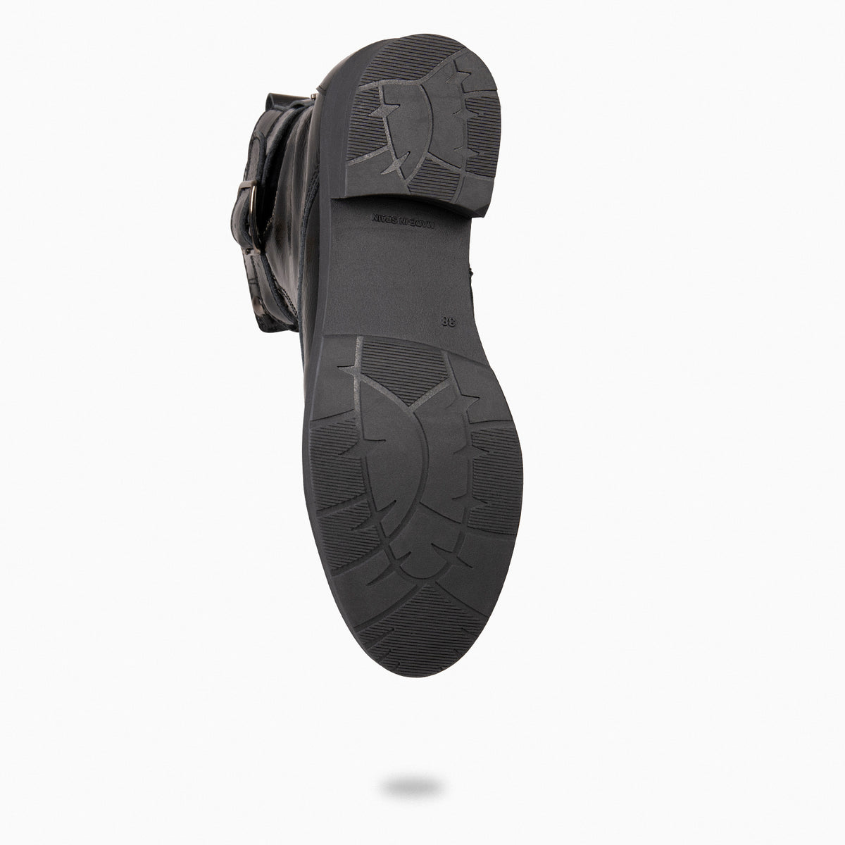 BELFAST – Botines con cordones de piel NEGROCHAROL - miMaO ®