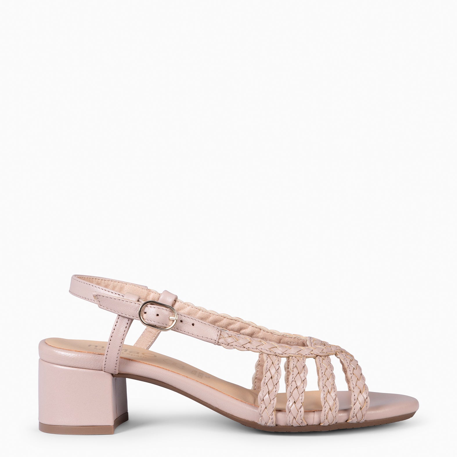 LINA - Sandalias de tacón ancho ROSA CLARO - miMaO ®