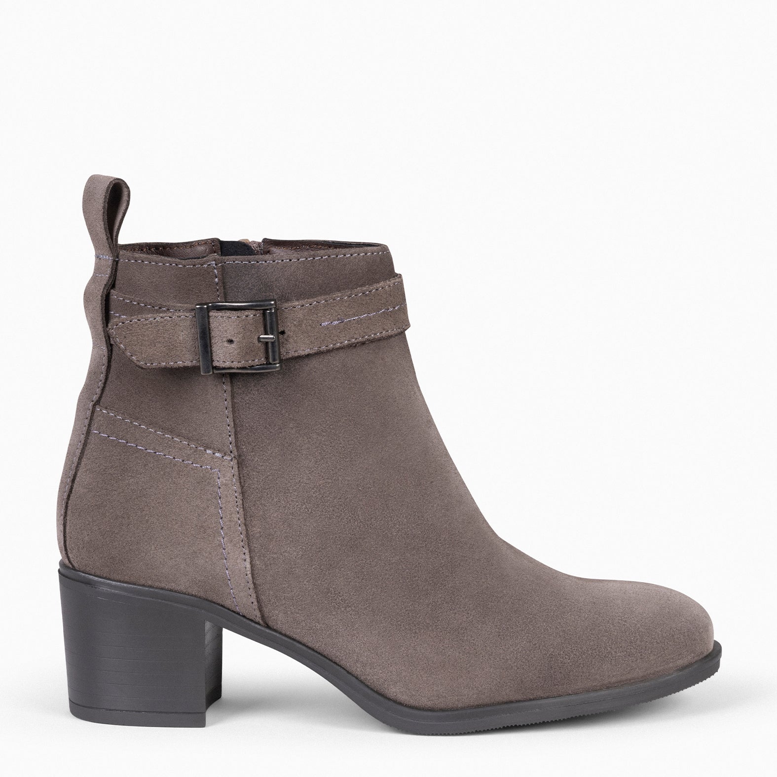 SEATTLE - Botines serraje mujer en color TAUPE - miMaO ®