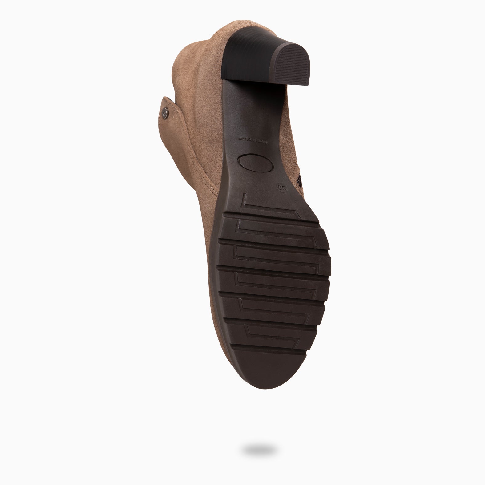 PRAGA - Botines TAUPE con tacón - miMaO ®