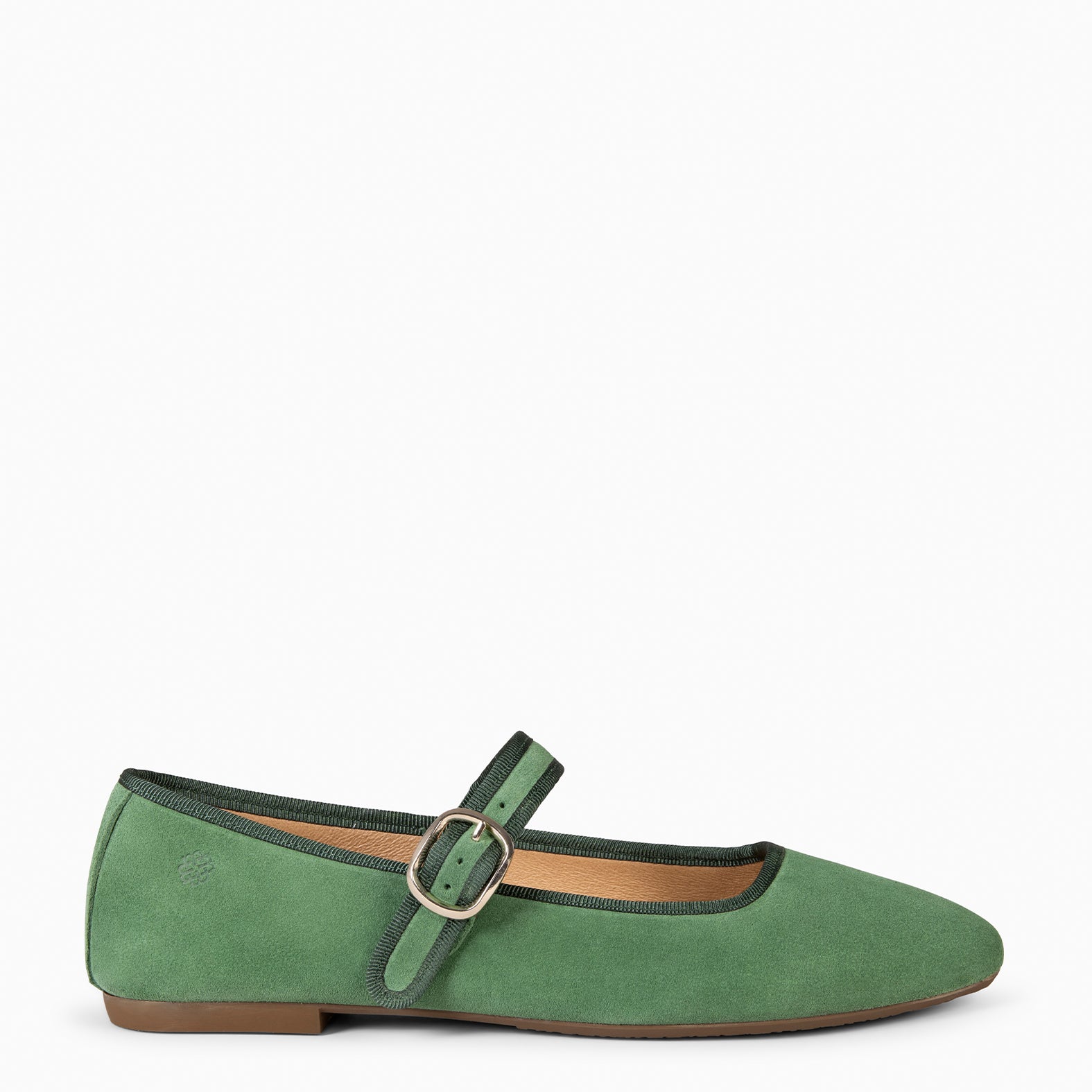 CLARA - Mercedita con puntera cuadrada VERDE - miMaO ®