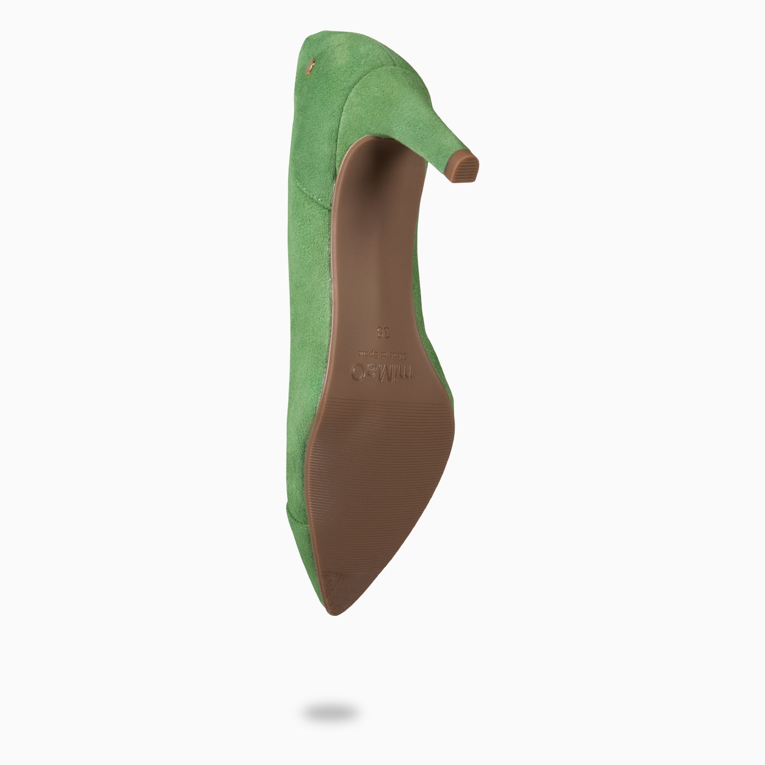 GLAM S - Zapatos de salón de tacón bajo VERDE - miMaO ®