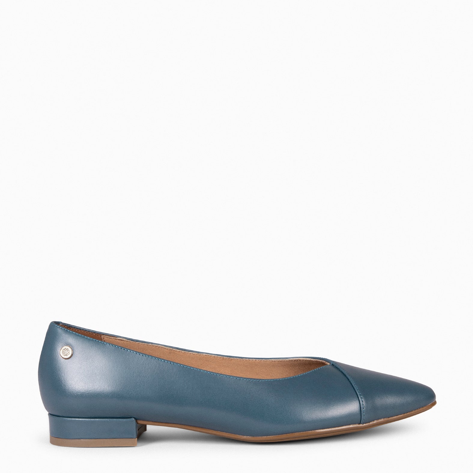 MARIE - Bailarinas tacón bajo AZUL - miMaO ®