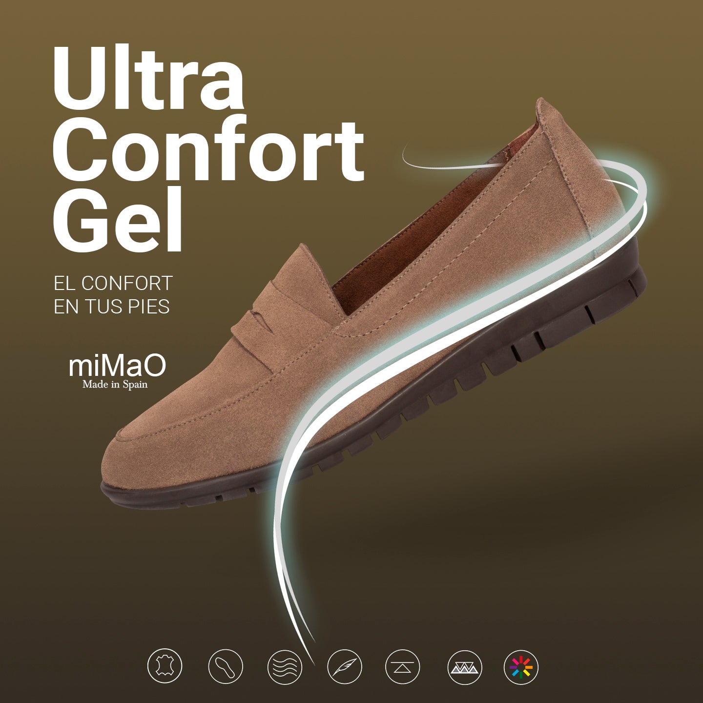 360 Mocasines de mujer con antifaz BURDEOS - miMaO ®