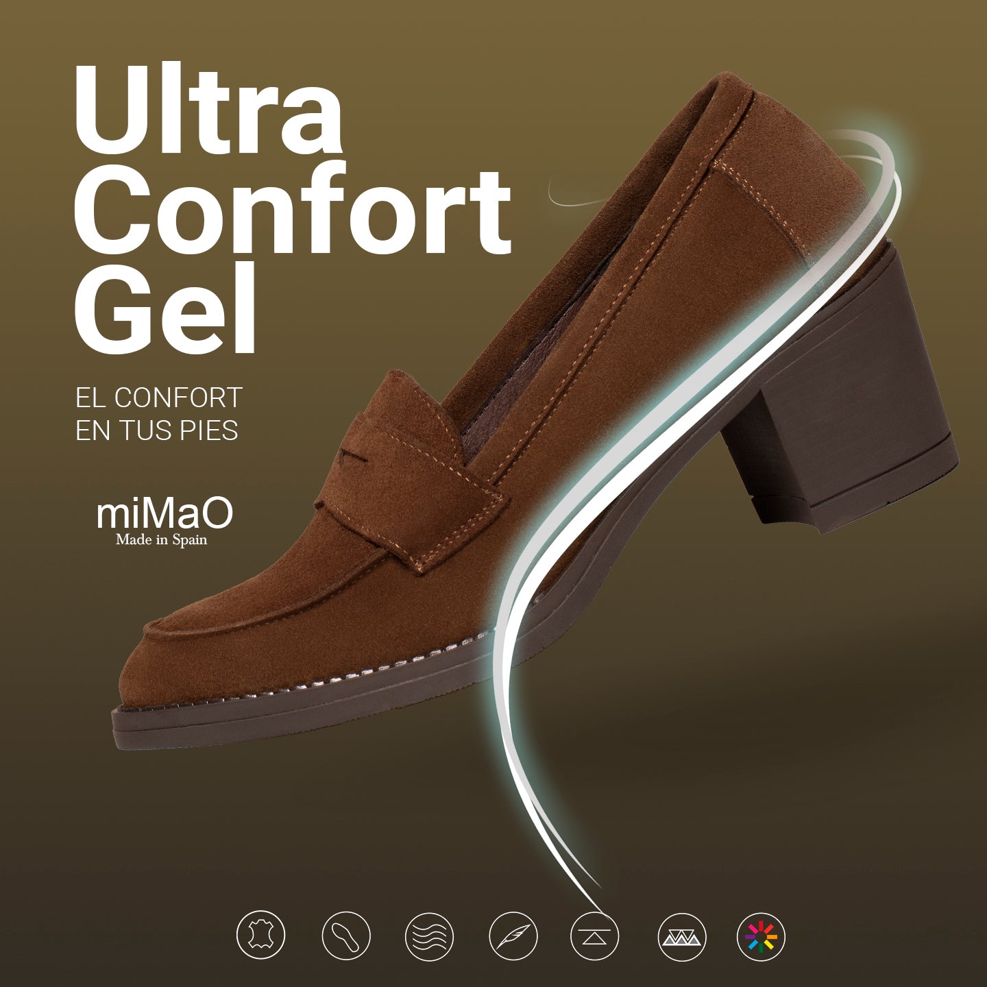 MOKKA – YELLOW mid heeled moccasin