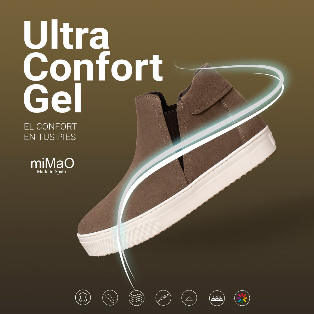 STREET - Chaussures sportives imperméables GRIS FONCÉ