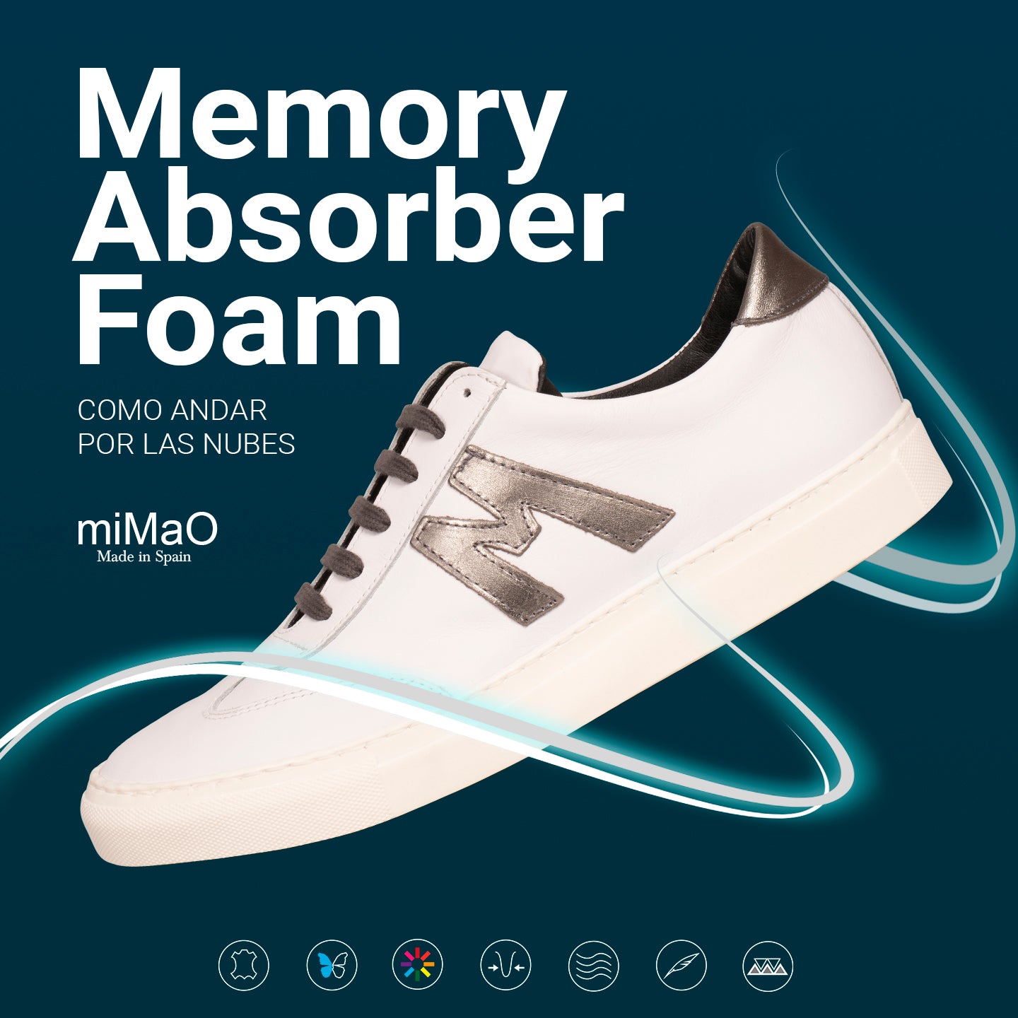 MÓNACO Zapatillas casual de hombre con logo en TAUPE