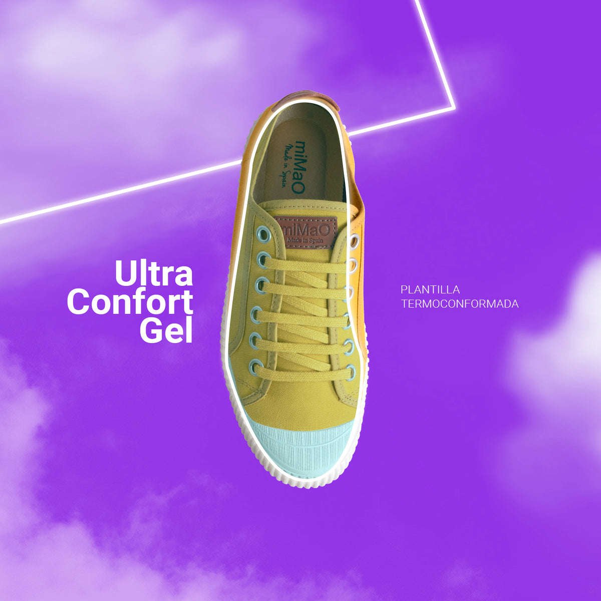 BAMBA – CAMEL canvas sneaker