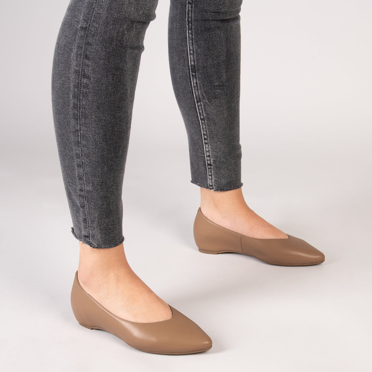 URBAN CUÑA - Zapatos con cuña interna CAMEL
