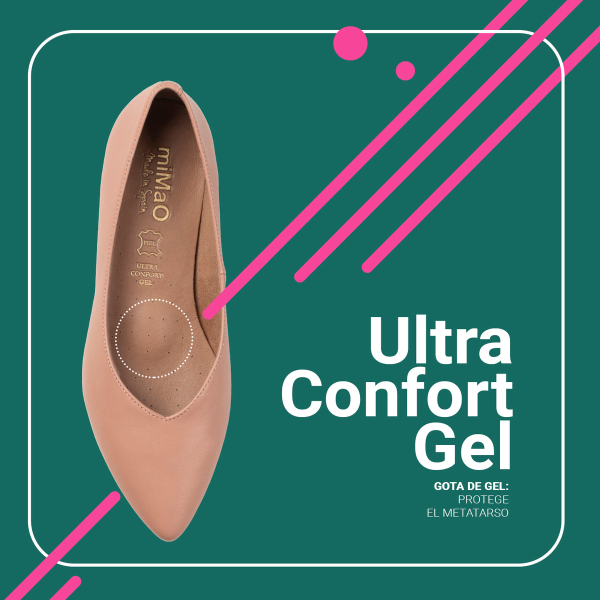 URBAN CUÑA - Zapatos con cuña interna CAMEL