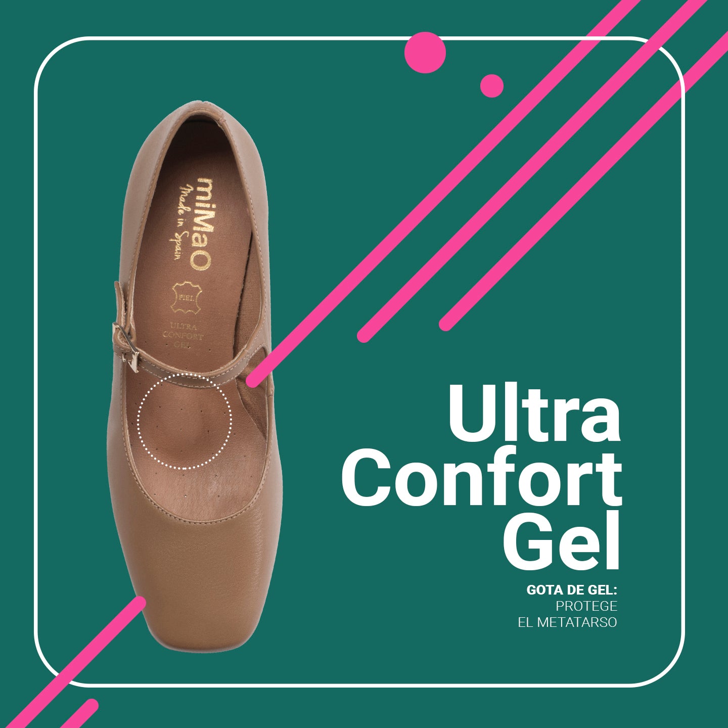 BELLA – Chaussures avec bracelet et bout carré NOIR