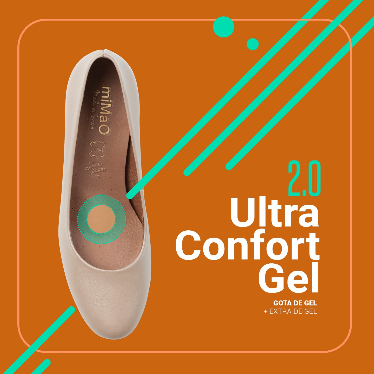 URBAN REDONDO SALON - Zapatos de tacón bajo de napa NEGRO - miMaO ®
