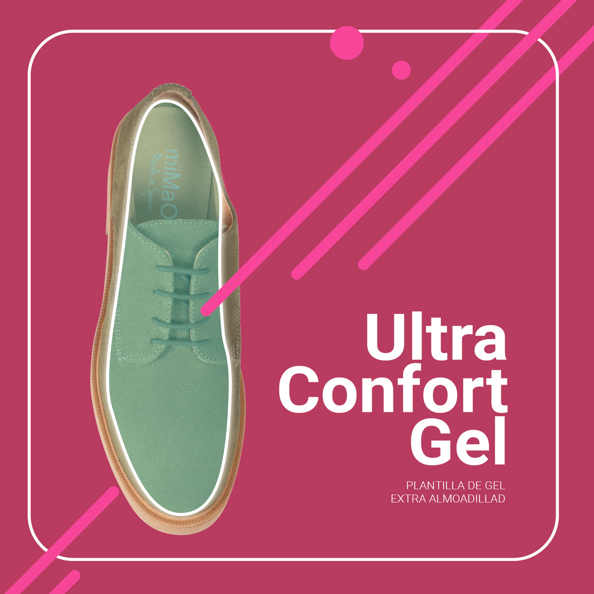 BLUCHER – Zapatos de cordones para mujer NARANJA