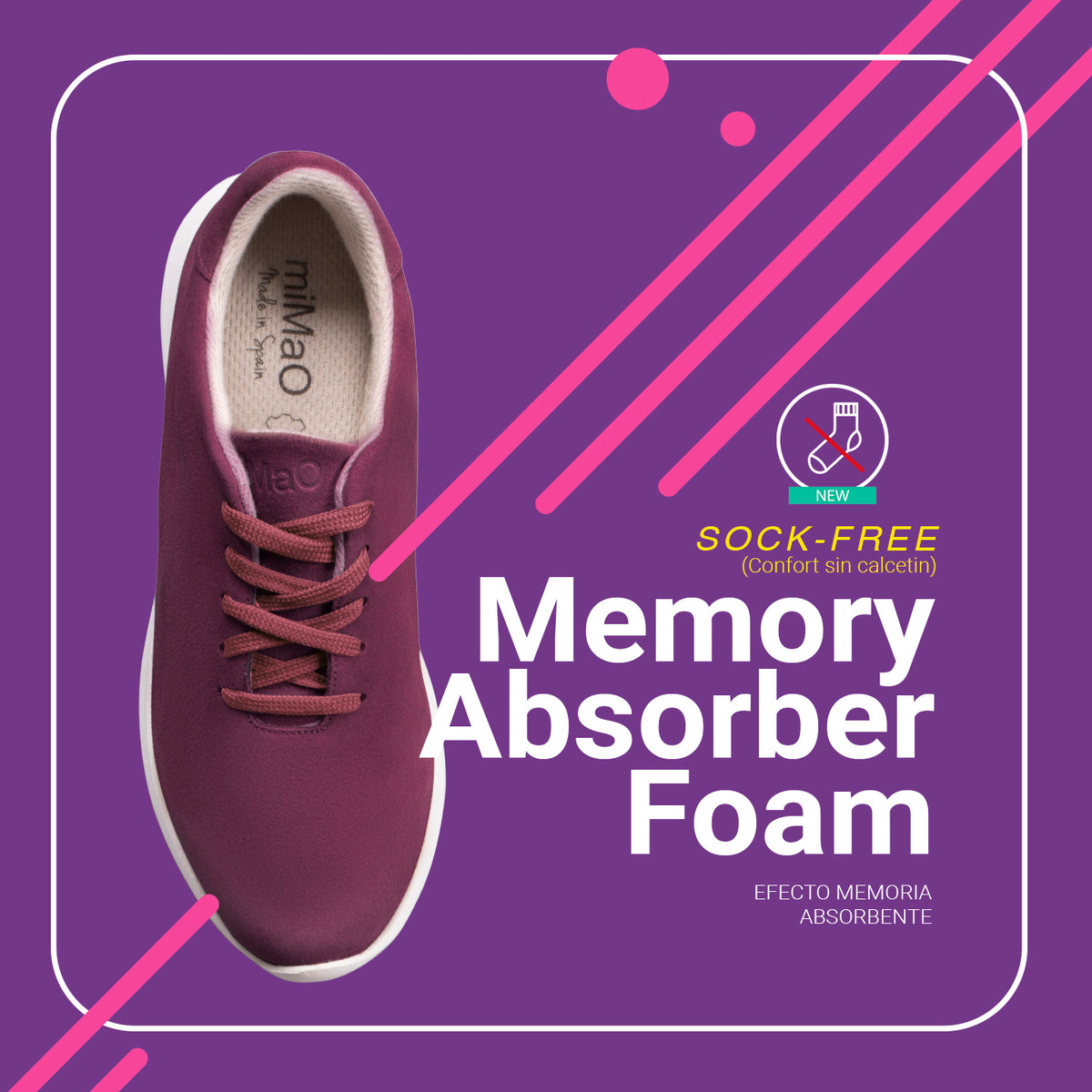 WALK – Zapatillas cómodas de mujer VERDE