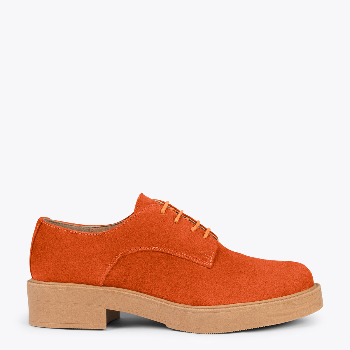 BLUCHER – Zapatos de cordones para mujer NARANJA