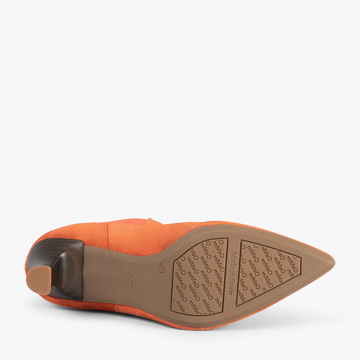 CHIC – Botines chelsea con tacón NARANJA - miMaO ®
